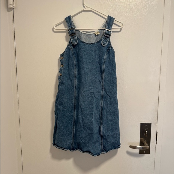 Levi's Blue Denim Mini Dress - Picture 1 of 7